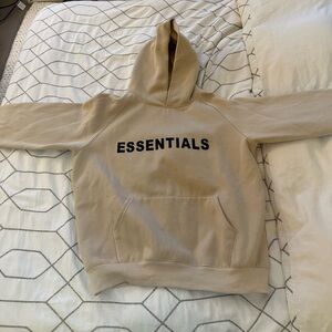 Essentials Beige Hoodie